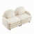 Ourson blanc et beige