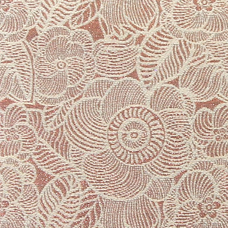 20" Tan and Rose Gold Floral Square Throw Pillow