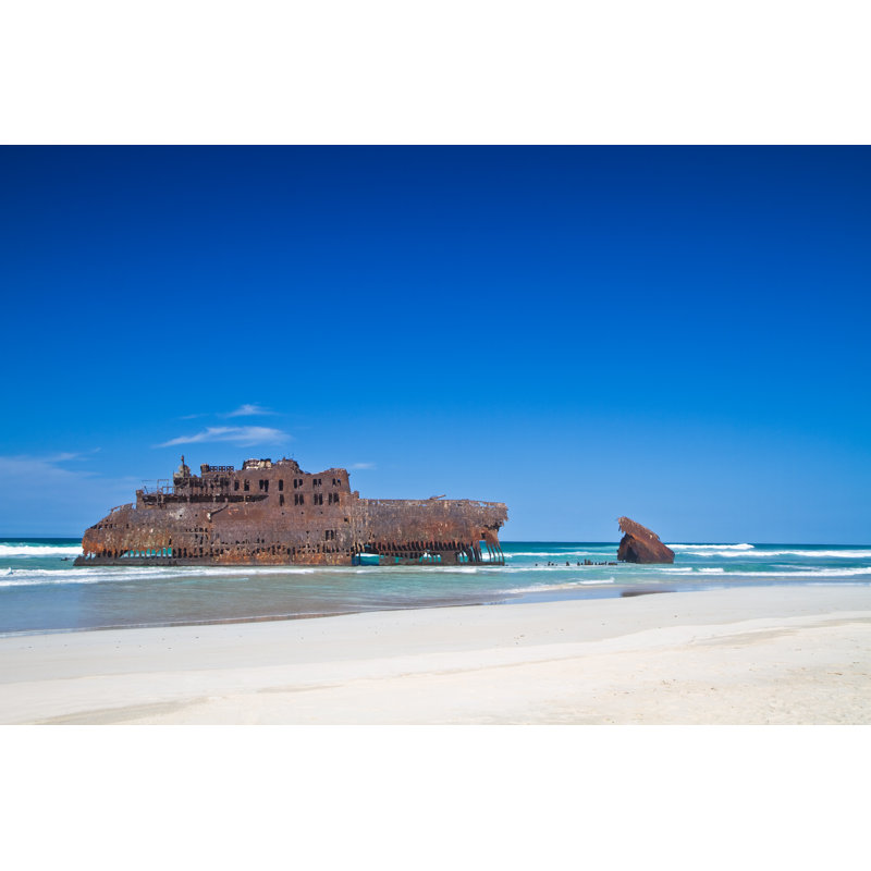 Shipwreck - Wrapped Canvas Print, 30cm H x 46cm W x 3.8cm D
