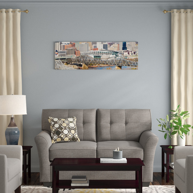 « paul brown stadium, cincinnati, hamilton county, ohio », reproduction de photo sur toile, H 20 po x l 60 po x P 1,5 po