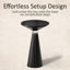  Pedestal Small Drink Round Martini Table for Living Rooms or Bedrooms-489182962
