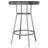 Dakobe Round Metal Base Dining Table