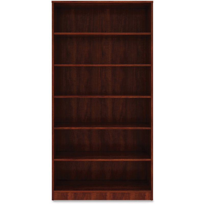 Orlanda Bookcase, Cherry, (6 Shelves) 73" H x 36" W x 12" D