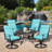 Outdoor High Back Dining Chair Cushion Set-193968242-194026266