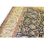 High-Quality Hand-Knotted Navy And Gold Area Rug