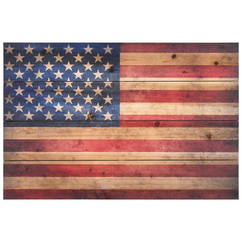 « American Dream 3 »-reproduction de photo sur bois