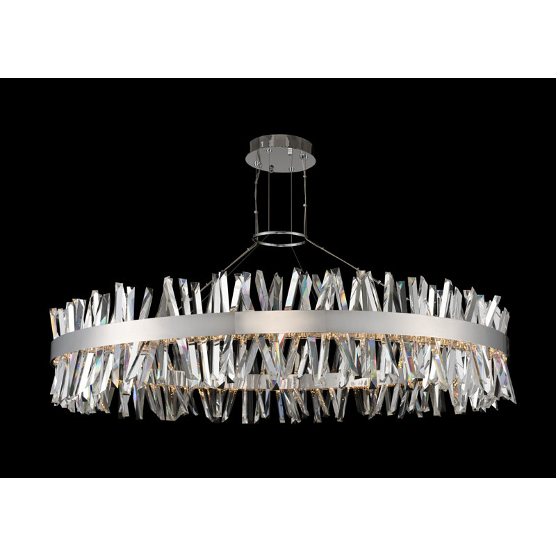Lustre en chrome Glacier 1 LT Allegri, Chrome