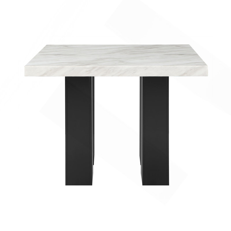 Table de bar blanche, Blanc