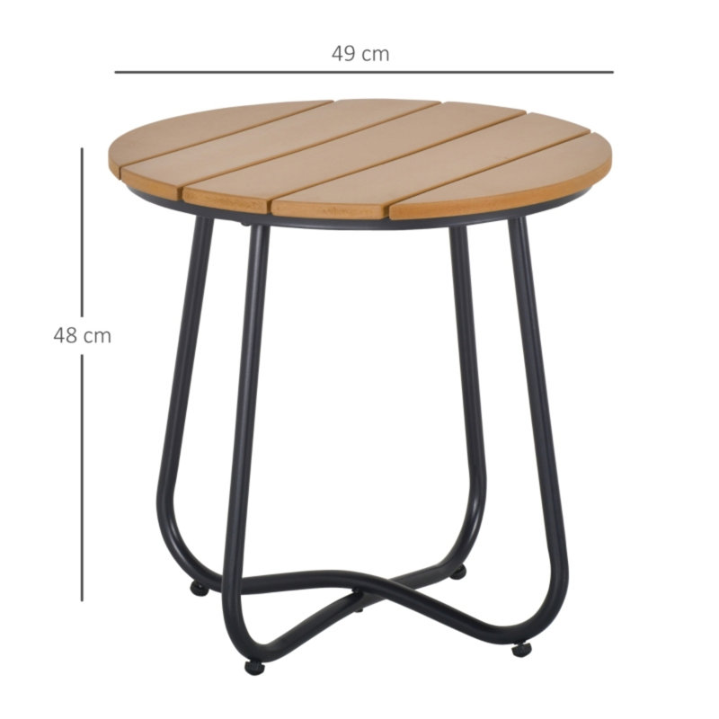 Metal Outdoor Bistro Table , 49cm W 49cm D