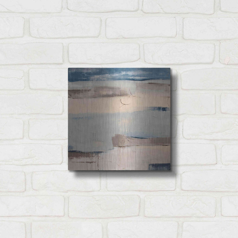 Brayden Studio 'Week on the Coast' by Erin Ashley, Metal Wall Art, 12" H x 12" W