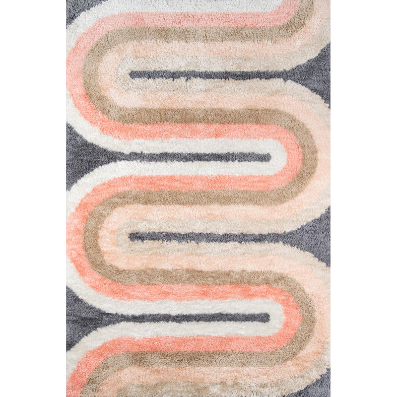 Rupa Hand Tufted Geometric Indoor Rug, Rectangle 2' x 3'