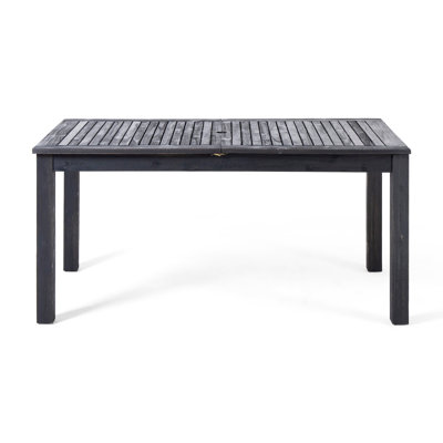 Outdoor Expandable Acacia Wood Dining Table