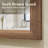 Amara Tempered Glass and Aluminum Alloy Framed French Cleat Mounted Wall Mirror-434510283-440482525
