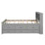 Twin Size Platform Bed With Storage Headboard, USB, Twin Size Trundle And 3 Drawers-1399820576-1399820581