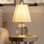 Lampe de table transparente 16 po Charlton