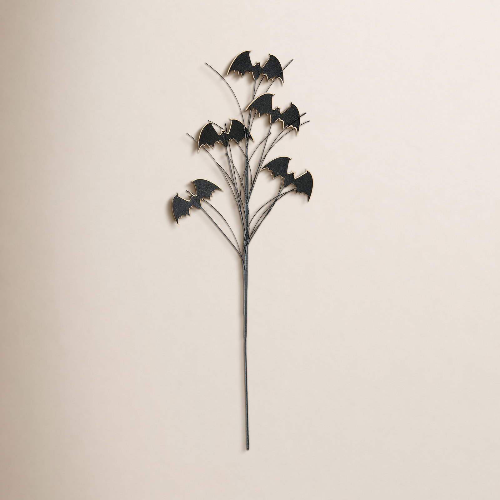 5-Piece Halloween Bats and Twigs Spray Set