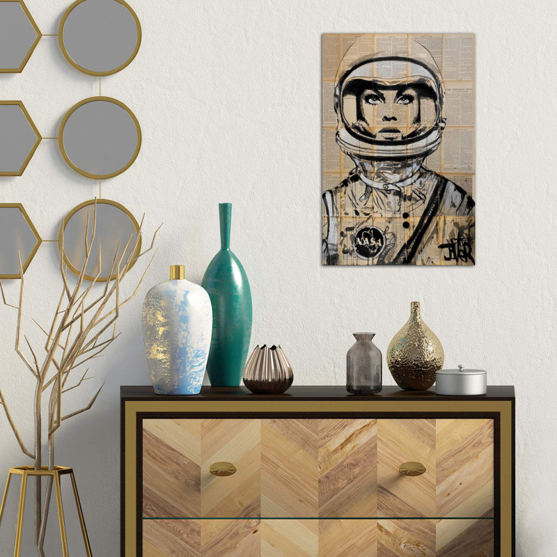 Orbit 1 Piece Wrapped Canvas Wall Art, 66.04 cm H x 45.72 cm W x 1.91 cm D