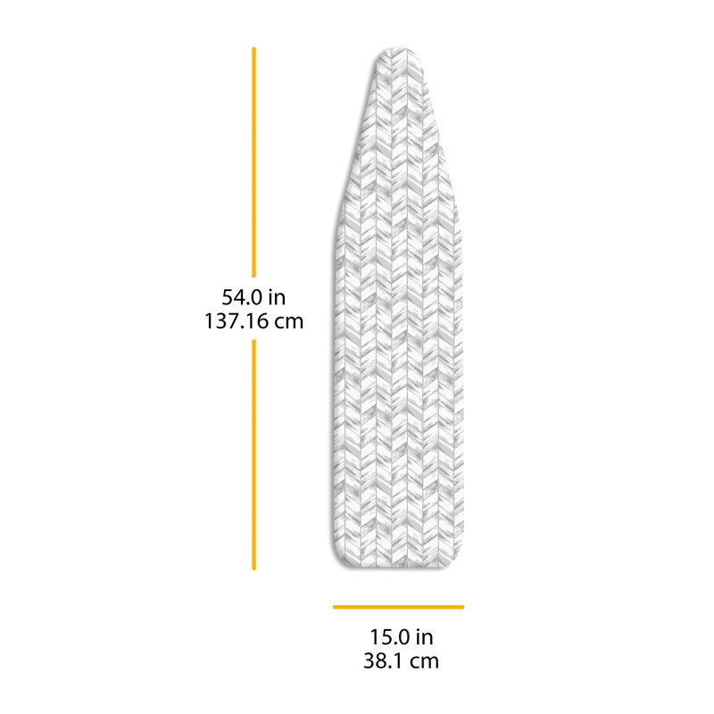 Housse et planche à repasser réversible Whitmor - Chevron