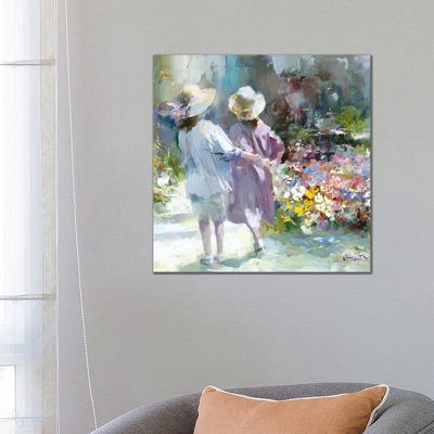 Girls 1 Piece Wrapped Canvas Painting