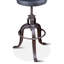 Wellington Upholstered Adjustable Stool with Metal Frame-1131727894