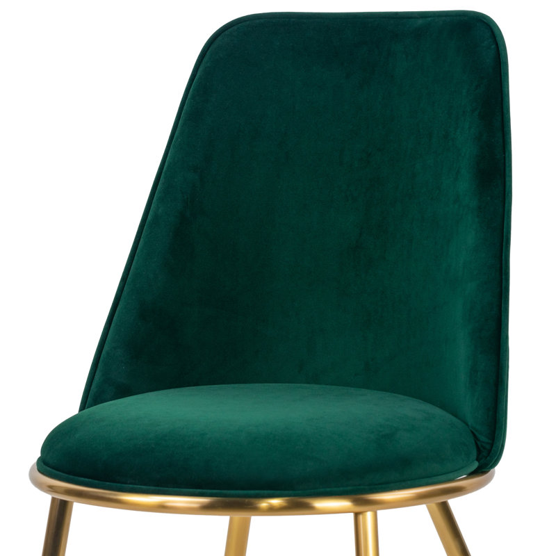 Chaise d'appoint en velours Zielke
