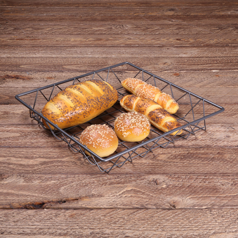 Elite Global Solutions Metal Bread Basket