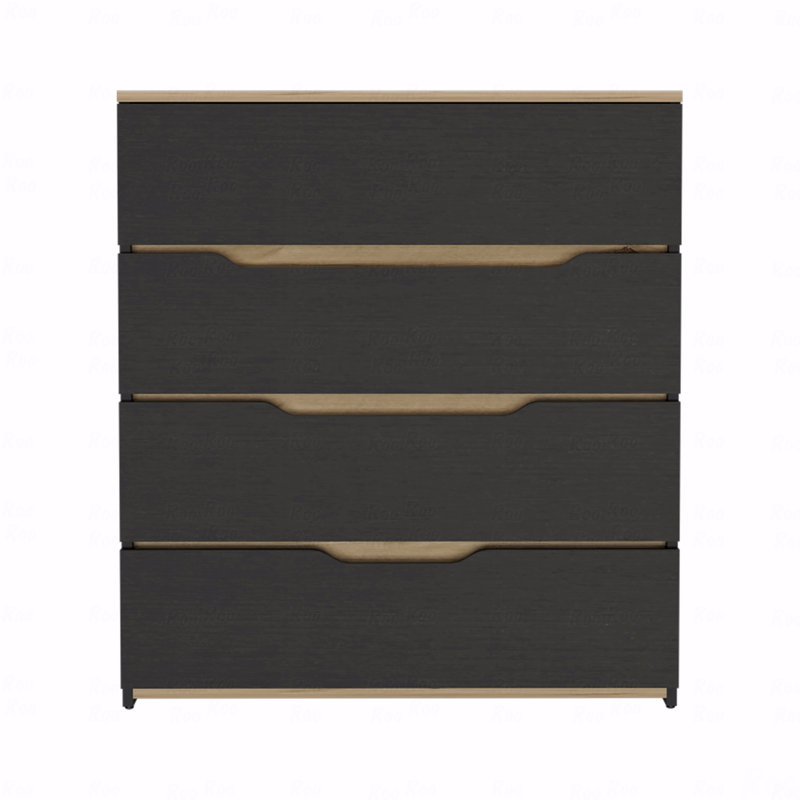 Commode, plateau supérieur, quatre tiroirs