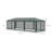 10' X 28' Party Tent Canopy, Outdoor Event Shelter Gazebo With 8 Removable Mesh Sidewalls, Zipper Doors, Steel Frame