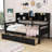 Nadka Wooden Daybed with 2 Drawers-625789752-625789755