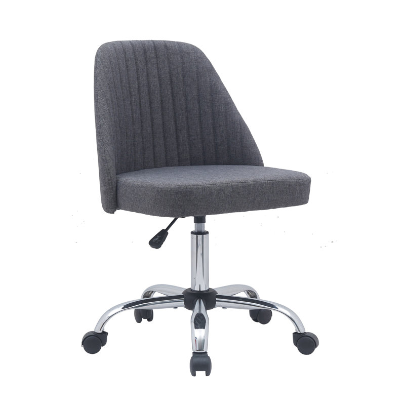 Chaise de bureau Beppe, Gris foncé