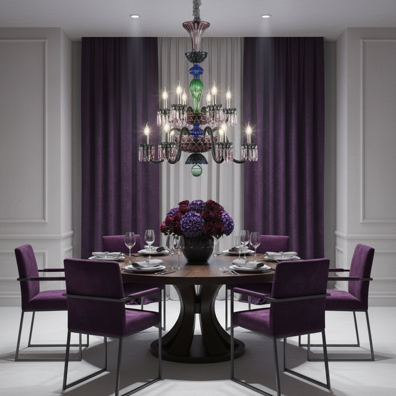 Noir 12-Light Chandelier