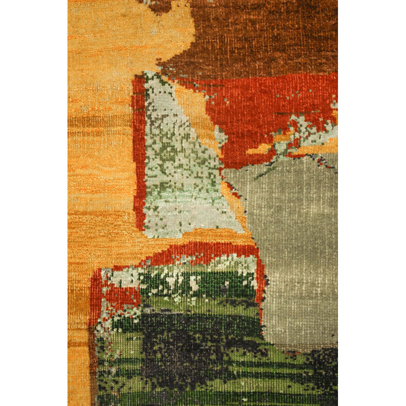 Silk Treasures One-of-a-Kind Rectangle 7' 10" X 9' 11" Area Rug