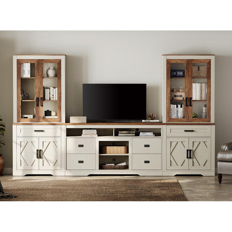 Meuble télé Laziza Elegant, Chêne blanc
