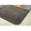 Rustic Wood Literacy ABC Pixel Perfect Tufted Grey/Orange Area Rug-50086239