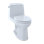 Toilette allongée une pièce 1,6 GPF TOTO® UltraMax® avec CEFIONTECT, coton blanc