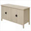 Armoire de rangement à 4 portes avec tablette réglable pour le salon, la salle à manger et la cuisine
