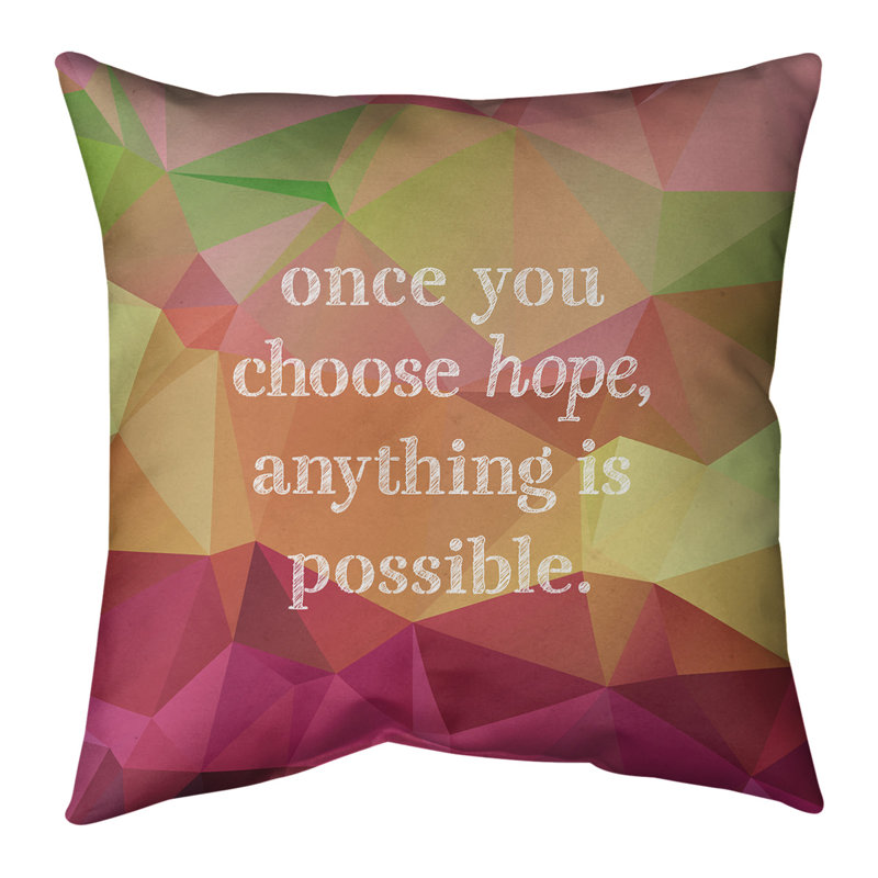 Oreiller en faux gemme choisir un coussin, 14 po x 14 po, Pyrite arc-en-ciel, Polyester/ Bourre en polyester