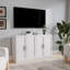 Buffet 36 po en bois de style campagnard avec tablettes réglables-82980939-82980943