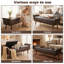 Banc de rangement avec repose-pieds et banquette de rangement en similicuir de 64 po-1760951635