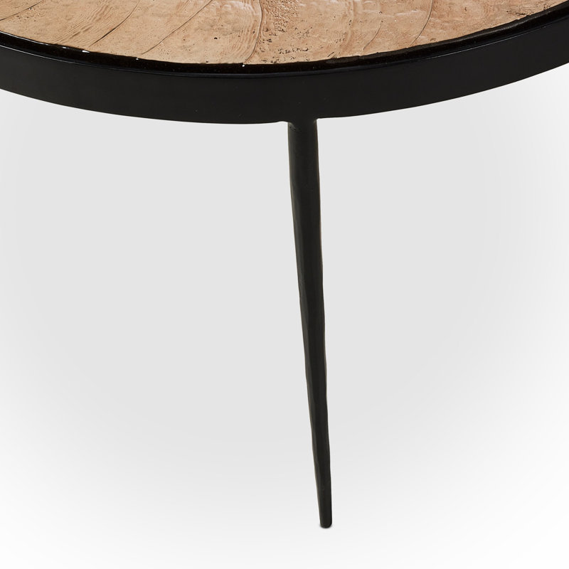 Table basse Carmen, H 16,25 po x L 32 po x l 32 po, Brun fumé