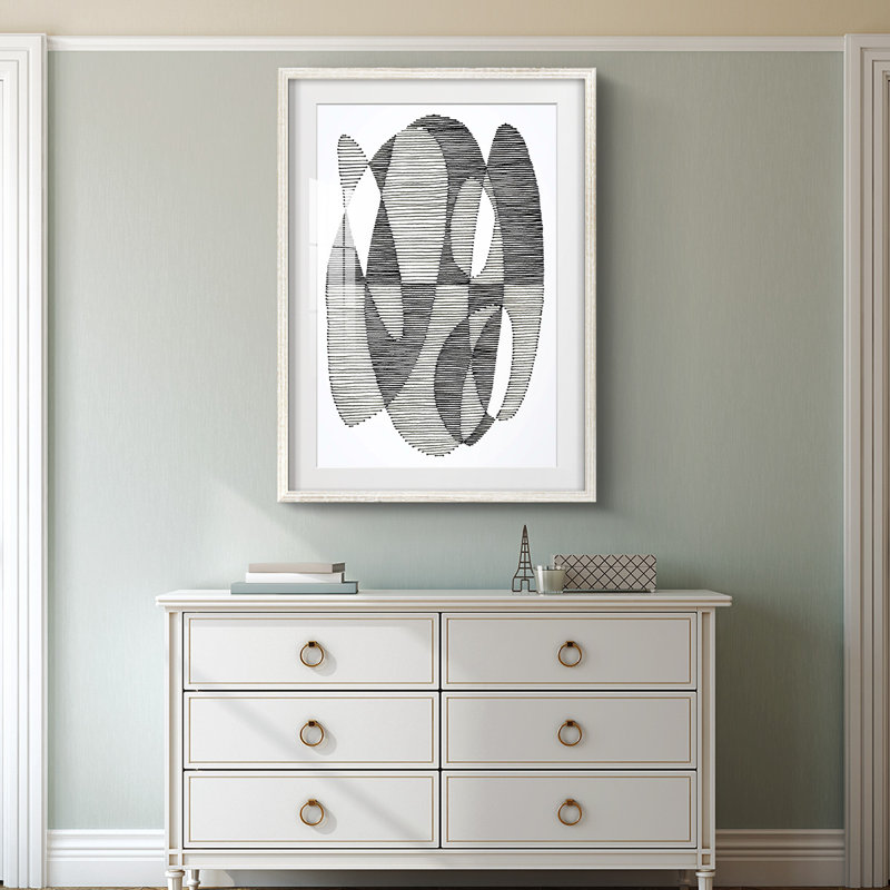 Opposite Day II -Framed Print, 19.5" H x 16.5" W, White