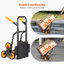 Chariot d'escalade robuste pour camion à main pliable 440 lb 6 roues