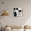 «Blue and Tan Abstraction II», art mural bleu par -1790843144-1790843151