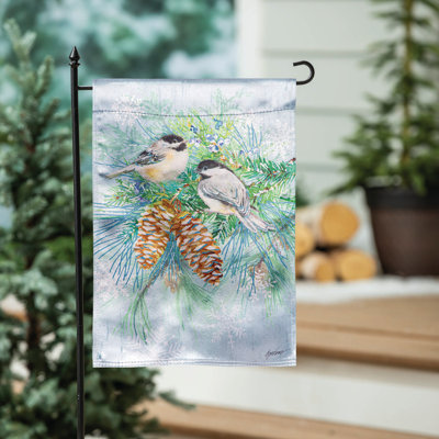 Drapeau de jardin Winter Frost Luster