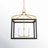 4 - Light Dimmable Lantern Geometric Chandelier-65237600-65237601