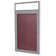 Ghent Enclosed Cabinet Vinyl Small - 2' - 4' Bulletin Board