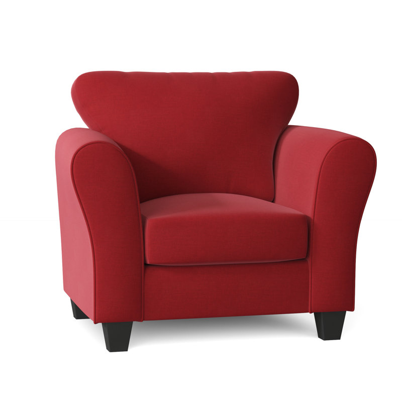 Fredericktown Upholstered Armchair, Oscar Red