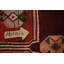 Tapis traditionnel géométrique rouge 4 x 8