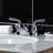 Kingston Brass Restoration Two-Handle 3-Hole Deck Mount 4" Centerset Bathroom Faucet with Brass Pop-Up-69607164