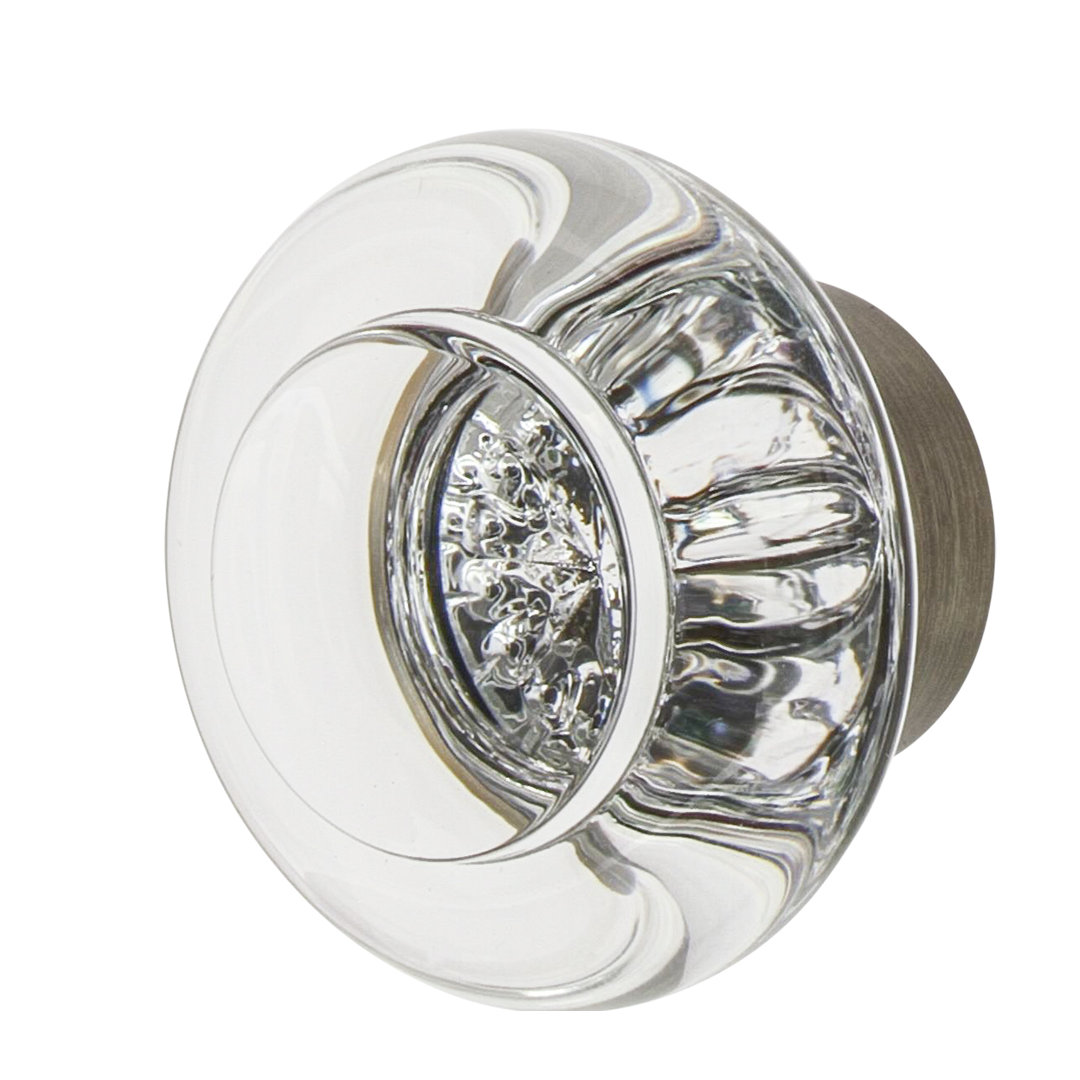 Nostalgic Warehouse Round Clear Crystal 1 3/8" Cabinet Knob Nostalgic Warehouse 